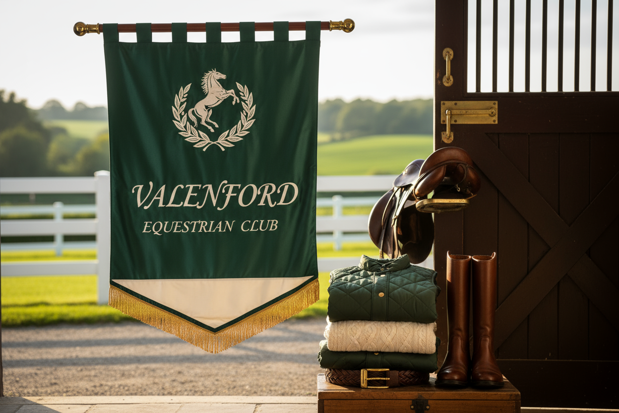 VALENFORD Equestrian Banner